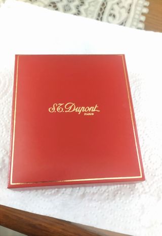 Mechero Dupont chapado en oro, años '90
