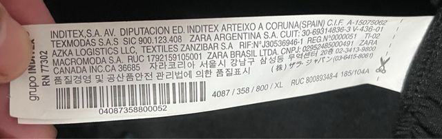 Parka lungo della collezione Zara