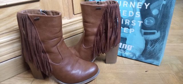 Botas Mustang mujer marrones 38