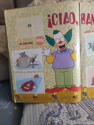 Álbum cromos The Simpsons Panini