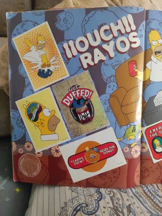 Álbum cromos The Simpsons Panini