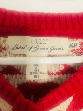 Jersey navidad rojo HyM Talla L