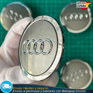 X4 Tapacubos Audi 4B0601170A 68mm Tapas de Llantas