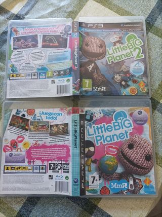 LittleBIG Planet 1 y 2 Pal España PS1 PS2 PS3 