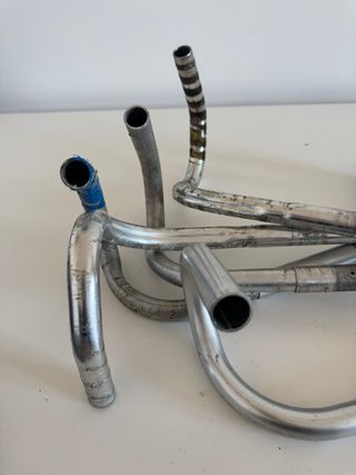 Lotto 5 pieghe manubrio vintage