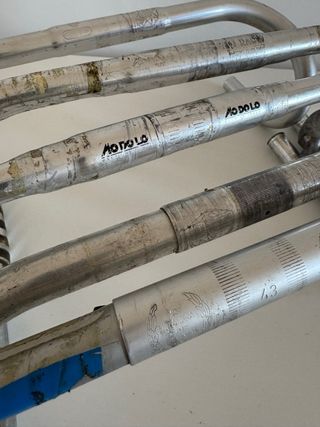 Lotto 5 pieghe manubrio vintage