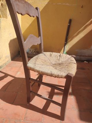 Silla mimbre