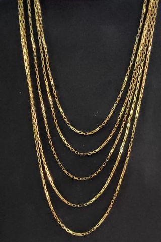 Cadenas de golf (Oro laminado)