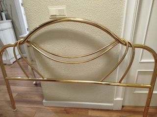 Cabezal cama dorado