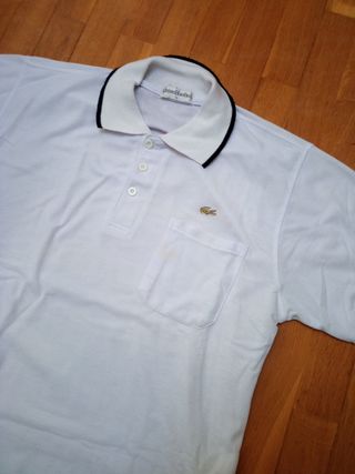 Polo blanco hombre
