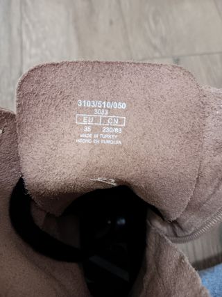 Botines acordonados piel Zara