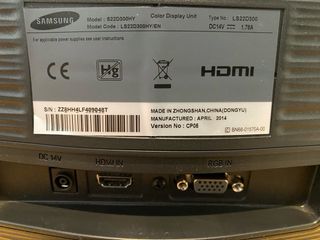 Monitor Sansung Pc 22” vga/hdmi