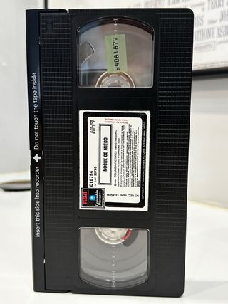 NOCHE DE MIEDO VHS VIDEOCLUB