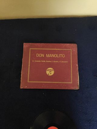 Álbum discos pizarra: "Don Manolito"