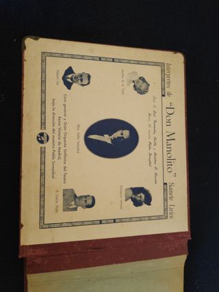 Álbum discos pizarra: "Don Manolito"