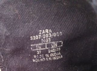 Botines piel 37 Zara