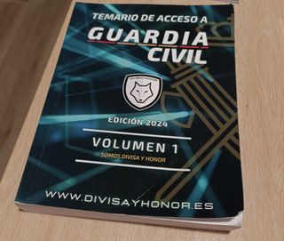 Temario completo DyH Guardia Civil 2024
