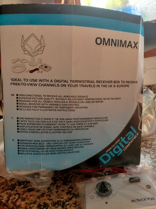 Antena para caravanas sin usar