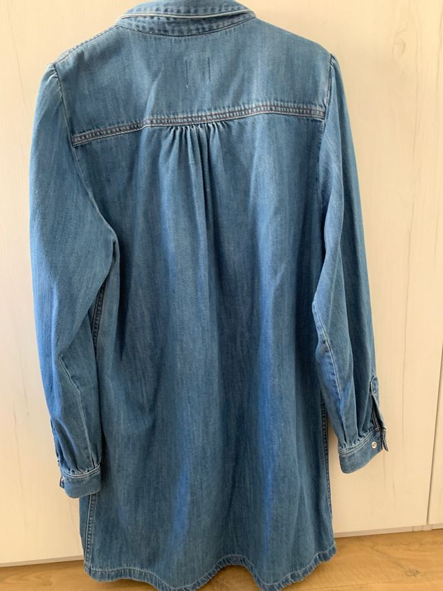 Vestido denim zara