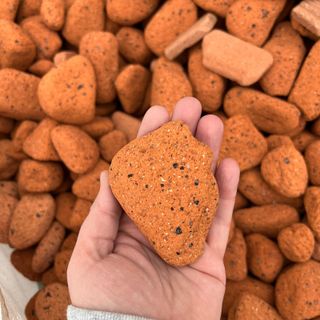 Cerámica rodada roja/multicolor sacos de 14 kg