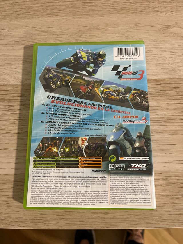 XBOX CLASICA Moto GP 3