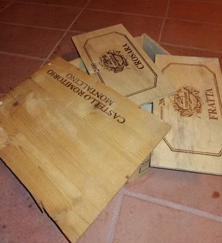 Cassette vuote da 6 bottiglie