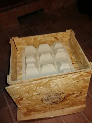 Cassette vuote da 6 bottiglie