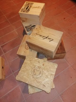 Cassette vuote da 6 bottiglie