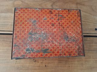 Caja de metal imprenta llama Minerva