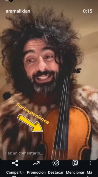 Violín 4/4 Patrón Stradivarius