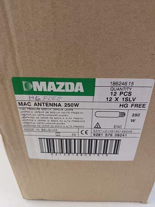 Lámpara de Sodio Mazda MAC Antenna 250W