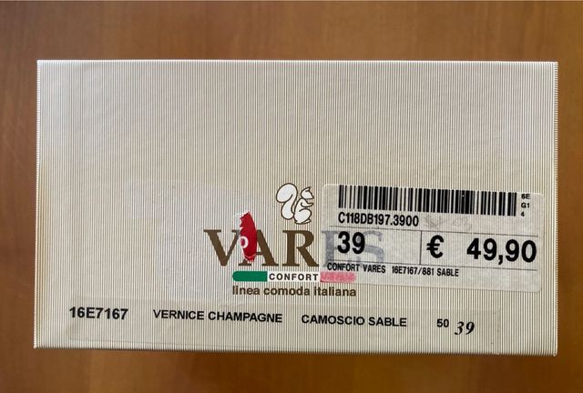 scarpe decollete Vares n.39