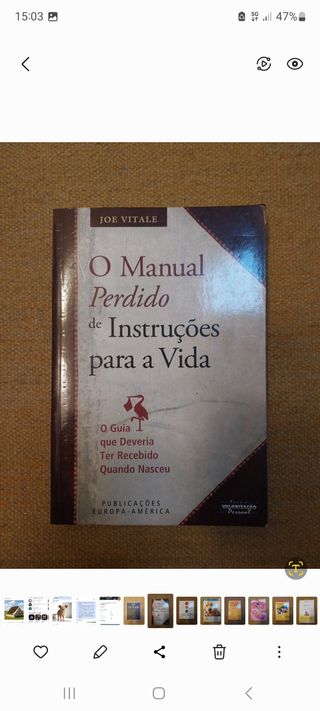 o manual perdido de instruções para a