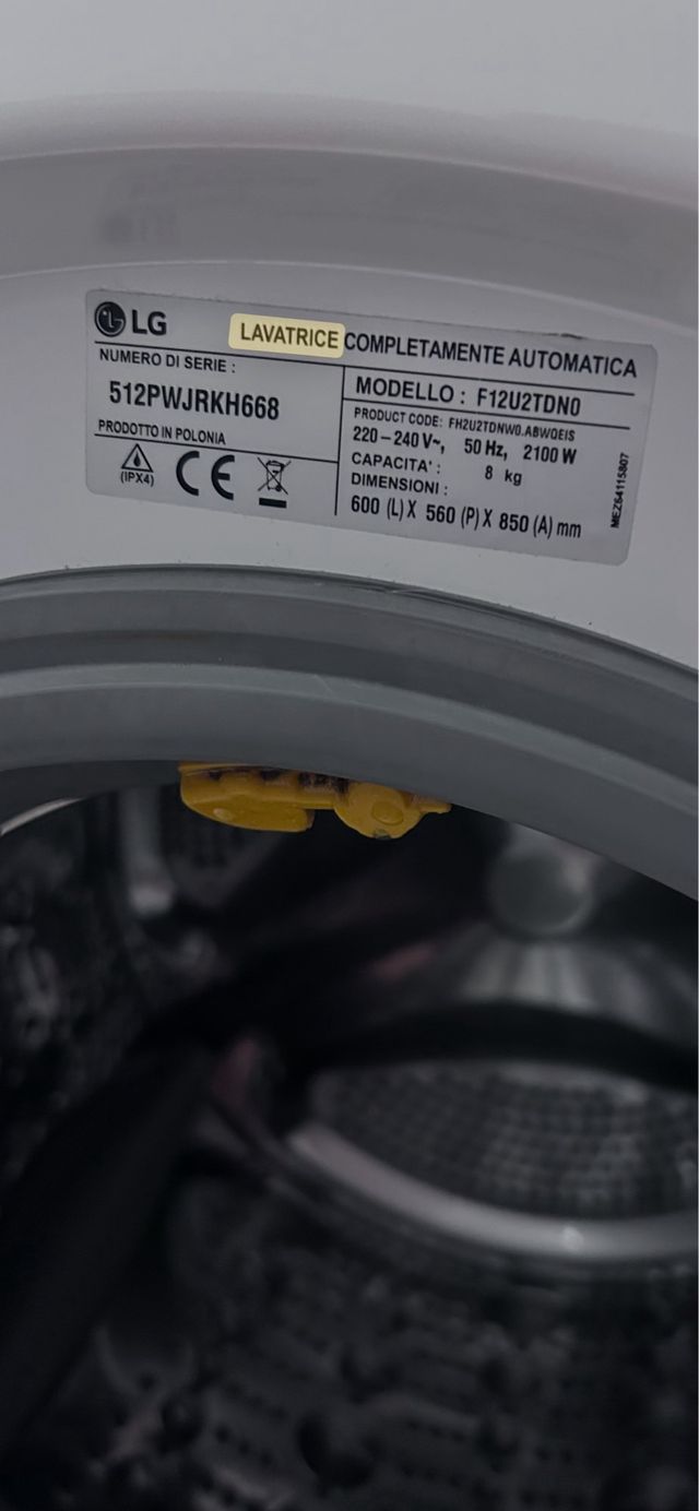 LG lavatrice ricambi nuovi
