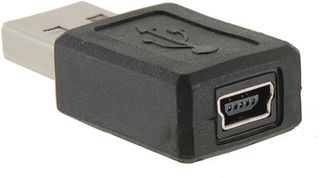 Adaptador USB Macho a Mini USB Hembra,