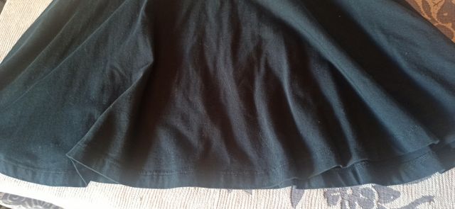 Mini falda con vuelo