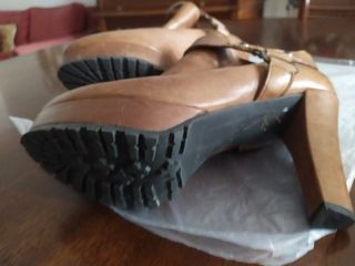 Botines camel. Mujer. 37