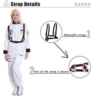Disfraz Astronauta Espacial Mujer Adulto Talla S