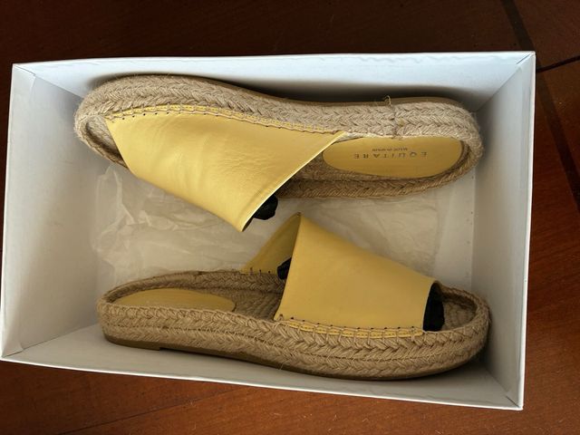 Ciabatte in pelle Equitare donna 