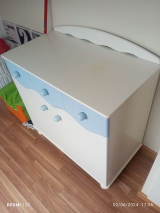 Mueble  cambiador bebé