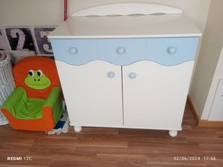 Mueble  cambiador bebé