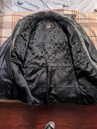 Cazadora cuero vintage