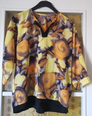 Camicia misto Seta con maniche 3/4