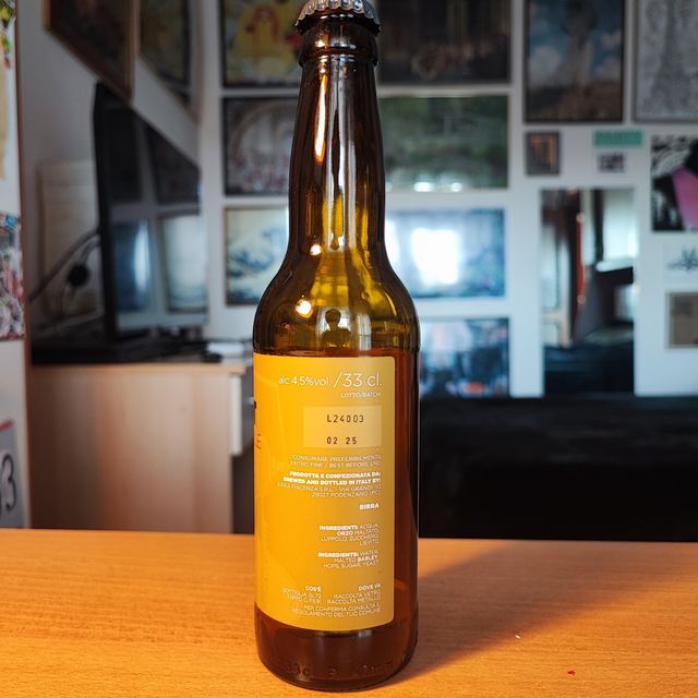 Bottiglia vuota Birra