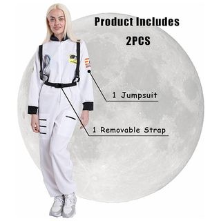 Disfraz Astronauta Enterizo  Adulto Talla L