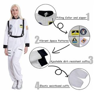 Disfraz Astronauta Enterizo  Adulto Talla L