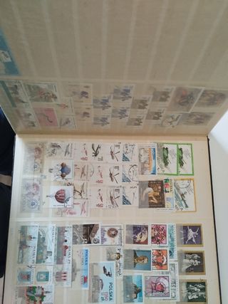 Clasificador sellos Francia Bélgica polo