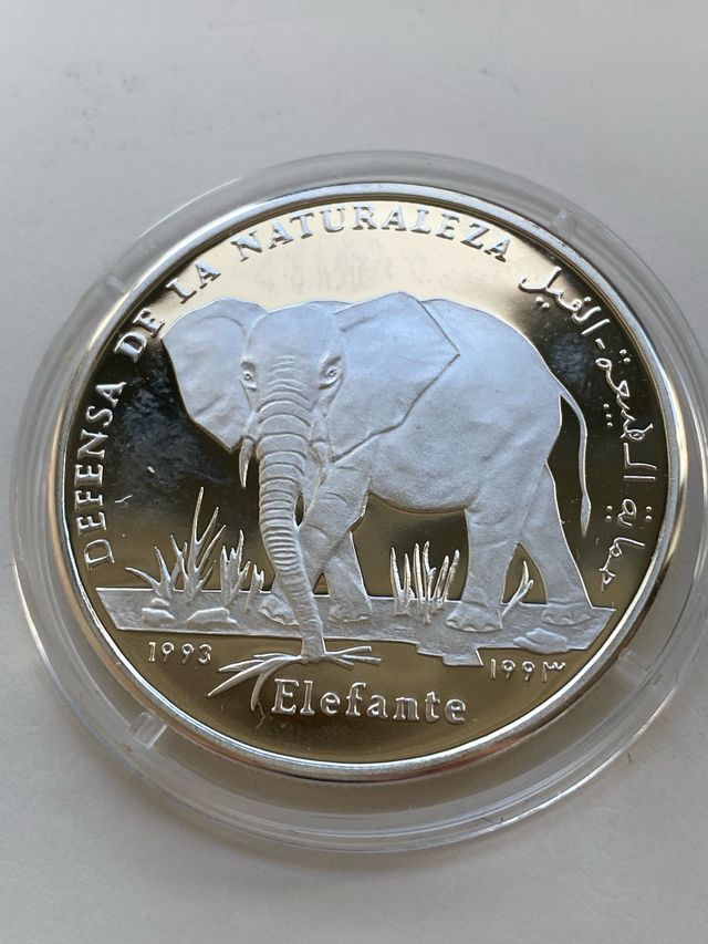 500 pesetas plata Sahara 1993