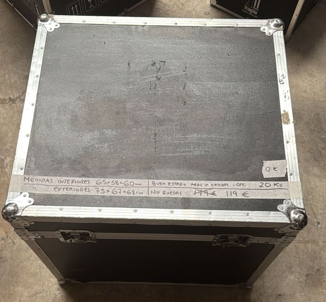 baúl de transporte 65x58x60cm (interior)