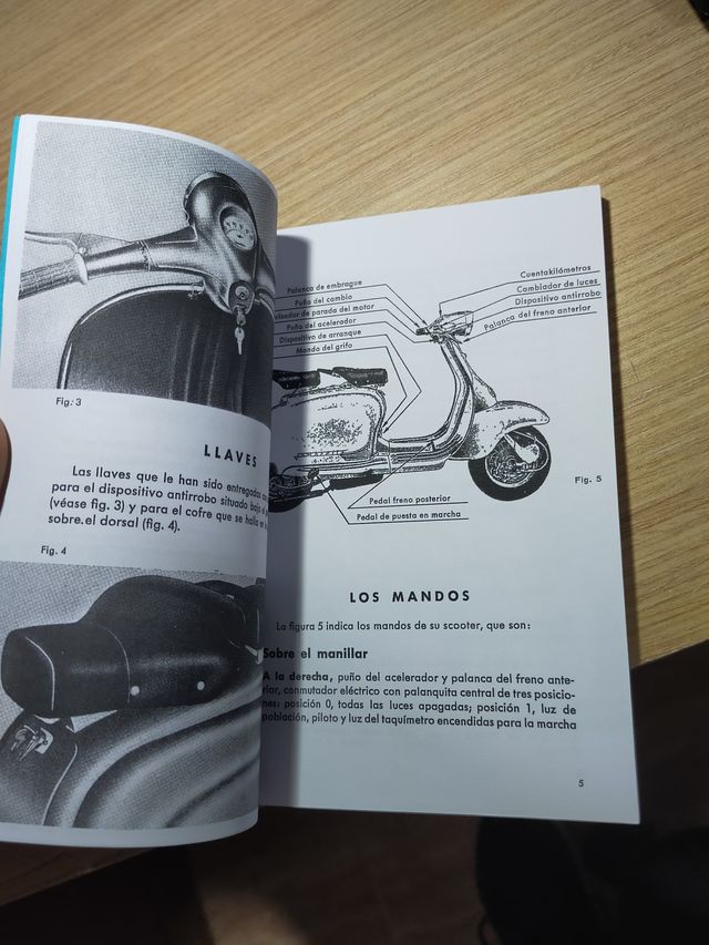 manual instrucciones lambretta 150li